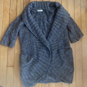 Pins & Needles Gray Women's Chunky Cowl Cardigan